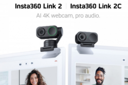 新款 Insta360 Link 2 和 2C 网络摄像头具有 AI 降噪功能和磁性支架