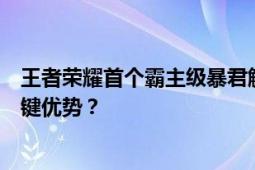 王者荣耀首个霸主级暴君解析：如何轻松掌握游戏初期的关键优势？