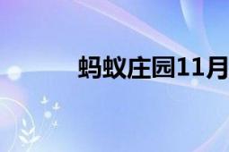 蚂蚁庄园11月4日最新答案揭晓