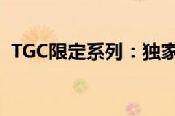 TGC限定系列：独家解读，揭秘背后的故事