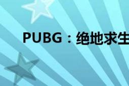 PUBG：绝地求生游戏介绍与体验分享